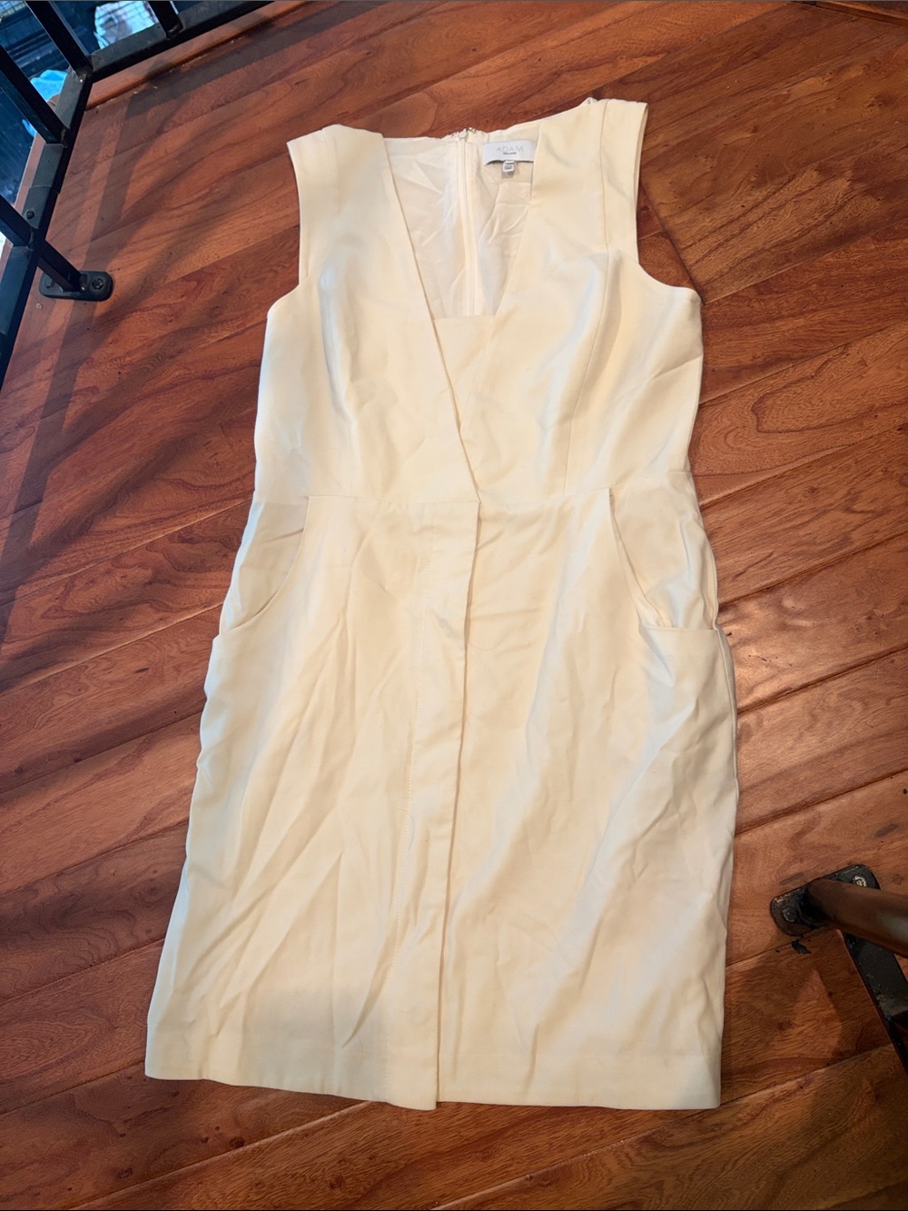 Adam Lippes SL Vest Dress Ivory Size 10